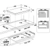 Whirlpool AKWL 728/NB Juoda Built-in 75 cm Gas 5 zone(s)