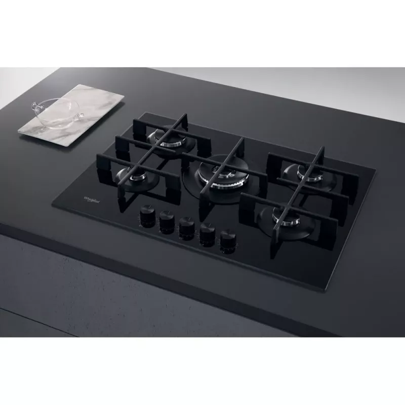 Whirlpool AKWL 728/NB Juoda Built-in 75 cm Gas 5 zone(s)