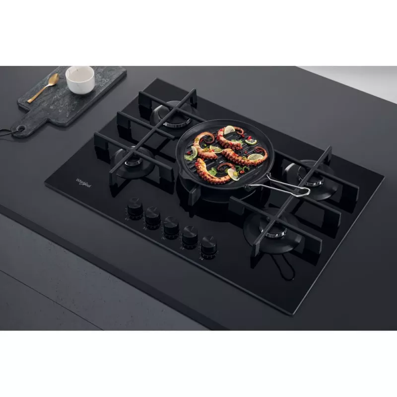 Whirlpool AKWL 728/NB Juoda Built-in 75 cm Gas 5 zone(s)