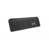 Belaidė pilno dydžio klaviatūra Logitech Master MX Keys S — Bluetooth, QWERTY, žirkliniai jungikliai, LED apšvietimas, grafitas