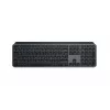 Belaidė pilno dydžio klaviatūra Logitech Master MX Keys S — Bluetooth, QWERTY, žirkliniai jungikliai, LED apšvietimas, grafitas
