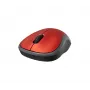 LOGITECH belaidė pelė M185 raudona