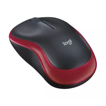 LOGITECH belaidė pelė M185 raudona