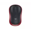 LOGITECH belaidė pelė M185 raudona
