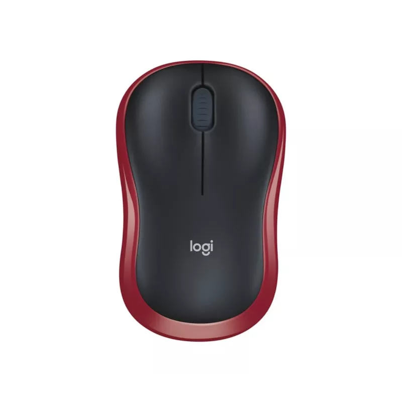 LOGITECH belaidė pelė M185 raudona