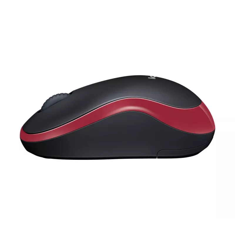 LOGITECH belaidė pelė M185 raudona