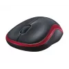 LOGITECH belaidė pelė M185 raudona