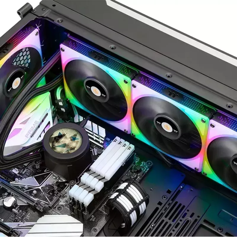 Viskas viename skysčio aušintuvas Thermaltake TT Toughliquid Ultra 420 Juoda 500-2000 RPM