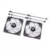 Ventiliatorius Thermaltake CT120 ARGB Sync Juoda White 500-2000 RPM hidraulinis