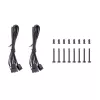 THERMALTAKE kompiuterio aušinimo ventiliatorius - CT140 - 14cm - juodas - 2 vnt. pakuotė