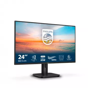 Philips 1000 serijos 24E1N1300A/00 kompiuterio monitorius 60,5 cm (23,8 colio) 1920 x 1080 pikselių Full HD LCD juodas