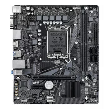 GIGABYTE H610M S2H V3 DDR4 pagrindinė plokštė – palaiko Intel Core 14-os kartos procesorius, 4+1+1 hibridinį skaitmeninį VRM, iki 3200 MHz DDR4, 1x PCIe 3.0 M.2, GbE LAN, USB 3.2 Gen 1