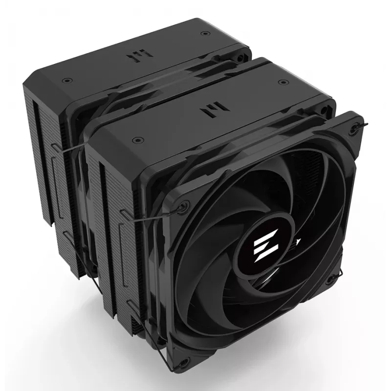 CPU aušintuvas ZALMAN CNPS14X Duo Juoda, dviejų ventiliatorių 120 mm aušinimo sprendimas