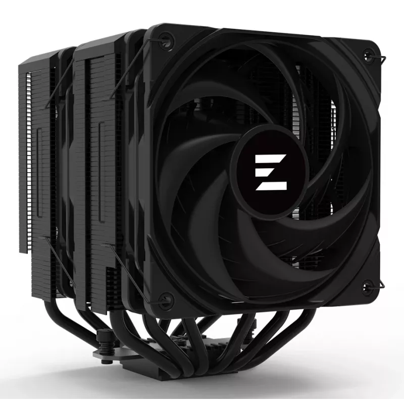 CPU aušintuvas ZALMAN CNPS14X Duo Juoda, dviejų ventiliatorių 120 mm aušinimo sprendimas