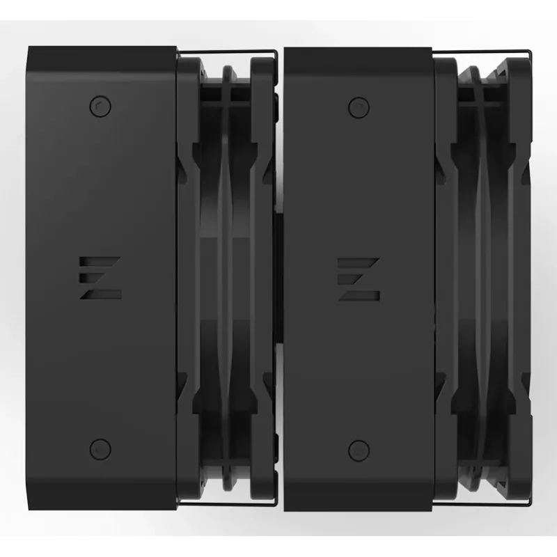 CPU aušintuvas ZALMAN CNPS14X Duo Juoda, dviejų ventiliatorių 120 mm aušinimo sprendimas