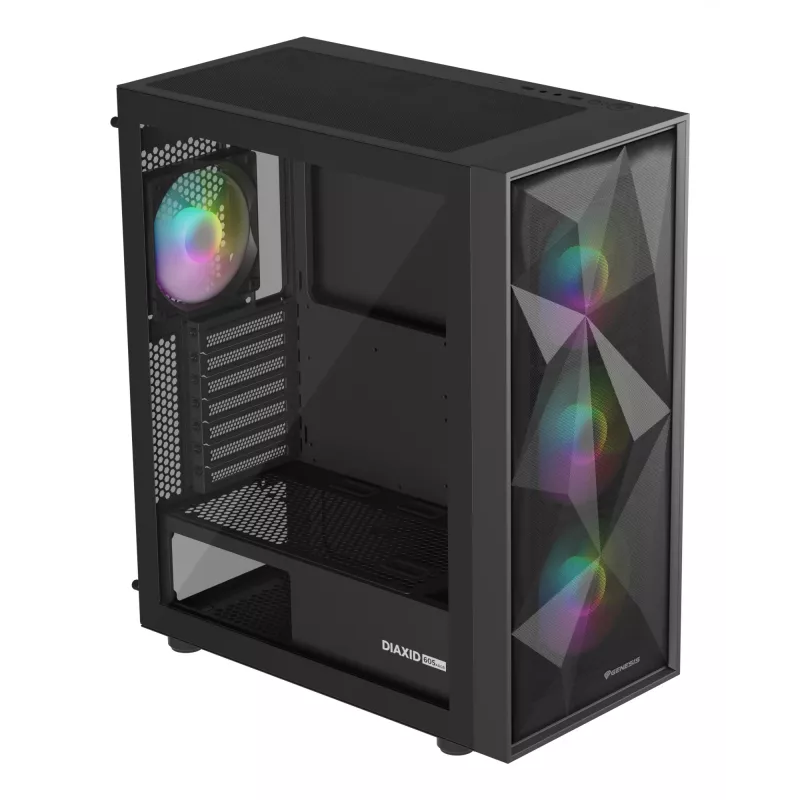 GENESIS Diaxid 605 ARGB Midi Tower Juoda