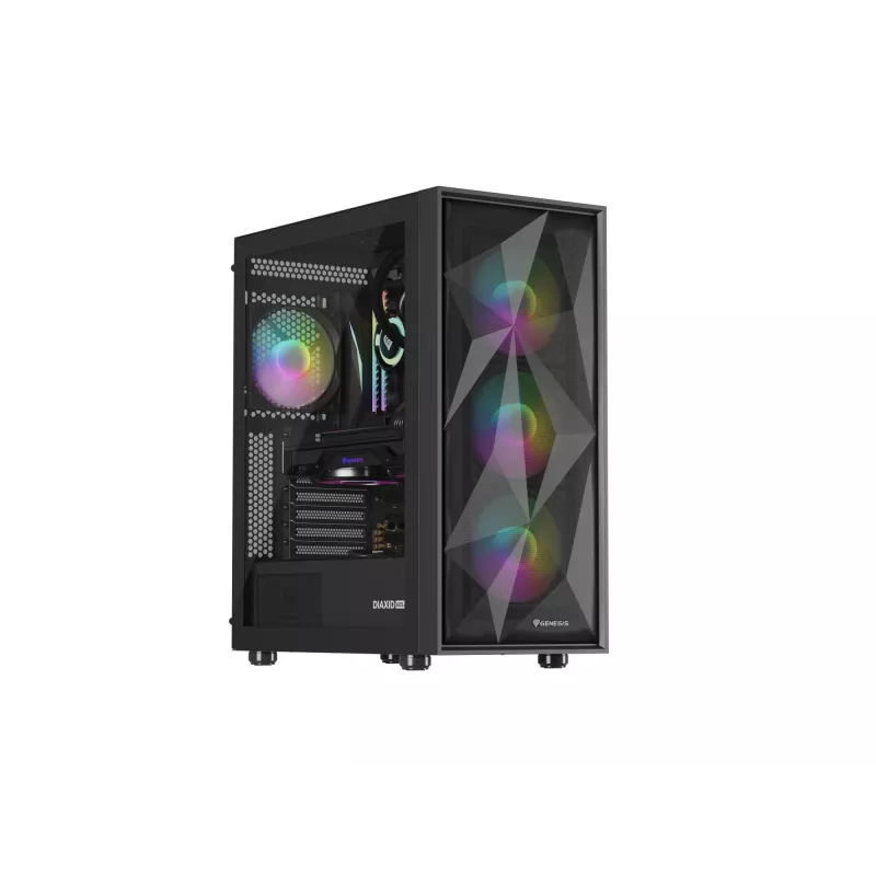 GENESIS Diaxid 605 ARGB Midi Tower Juoda