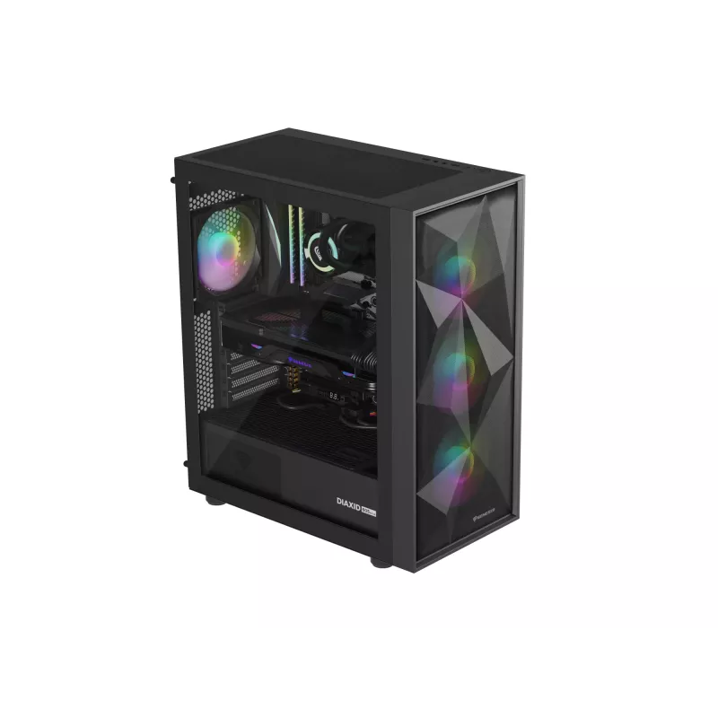 GENESIS Diaxid 605 ARGB Midi Tower Juoda