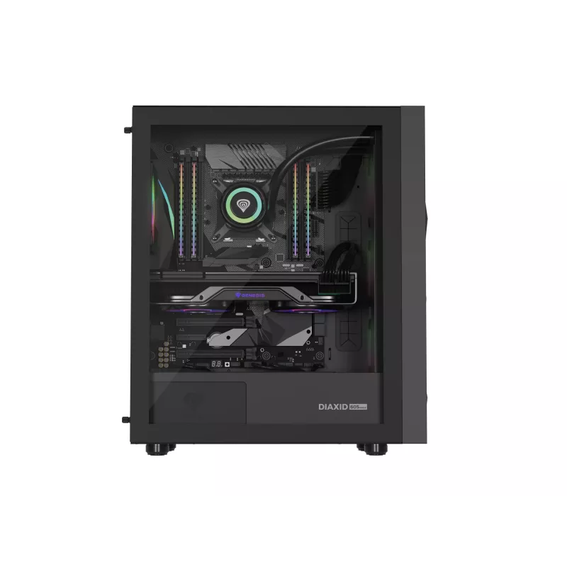 GENESIS Diaxid 605 ARGB Midi Tower Juoda