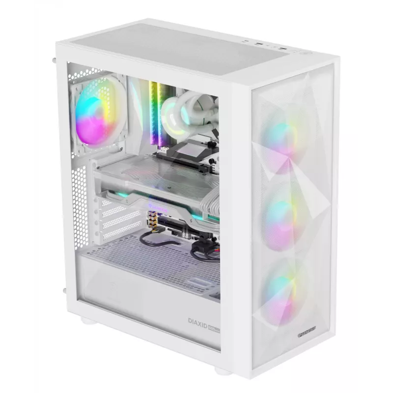 GENESIS Diaxid 605 ARGB Midi Tower White