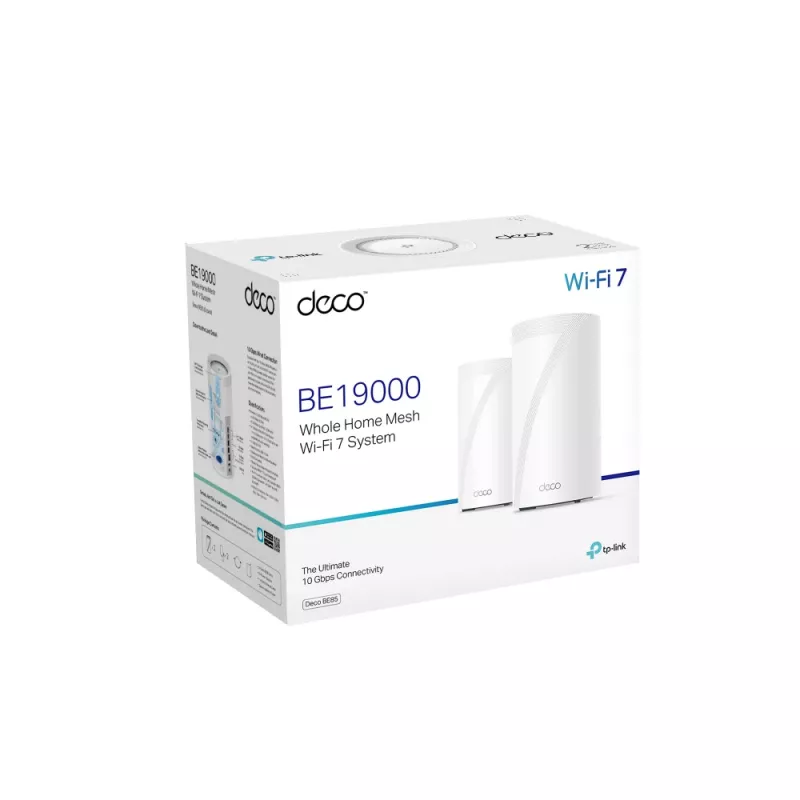 TP-Link BE19000 Viso Namo Tinklinis Wi-Fi 7 Sistema (Trijuostė), Balta, Vidinė, Tinklinė sistema, CE: