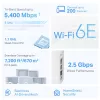 TP-Link AXE5400 viso namo tinklinio „Wi-Fi 6E“ sistemos (trijų juostų), balta DECO XE75 PRO (3 VIENETŲ RINKINYS)