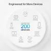 TP-Link AXE5400 viso namo tinklinio „Wi-Fi 6E“ sistemos (trijų juostų), balta DECO XE75 PRO (3 VIENETŲ RINKINYS)