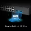 TP-Link Omada 16 prievadų 2,5G ir 2 prievadų 10GE SFP+ L2+ valdomas komutatorius su 8 prievadų PoE+