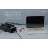 i-tec USB-C/USB-A Metal Charging + data HUB, 15W per lizdą, 20x USB-C