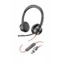 HP Poly Juodawire 8225 Stereo USB-C Headset +USB-C/A Adapter