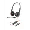 HP Poly Juodawire 3225 Stereo USB-C Headset +3.5mm Plug +USB-C/A Adapter