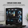 CORSAIR kompiuterio korpusas - 3500x ARGB vidutinio dydžio bokštas