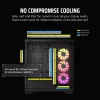 CORSAIR kompiuterio korpusas - 3500x ARGB vidutinio dydžio bokštas