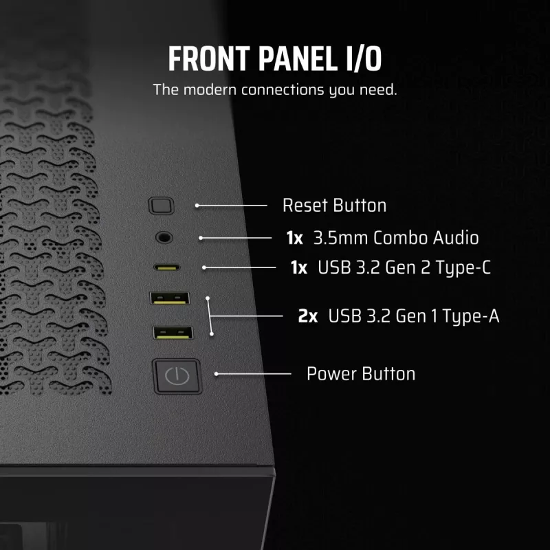 CORSAIR PC dėklas - 3500x vidutinis bokštas