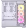 CORSAIR kompiuterio korpusas - iCUE LINK 3500X RGB vidutinio dydžio bokštas - balta