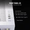 CORSAIR kompiuterio korpusas - iCUE LINK 3500X RGB vidutinio dydžio bokštas - balta