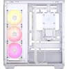 CORSAIR kompiuterio korpusas - iCUE LINK 3500X RGB vidutinio dydžio bokštas - balta