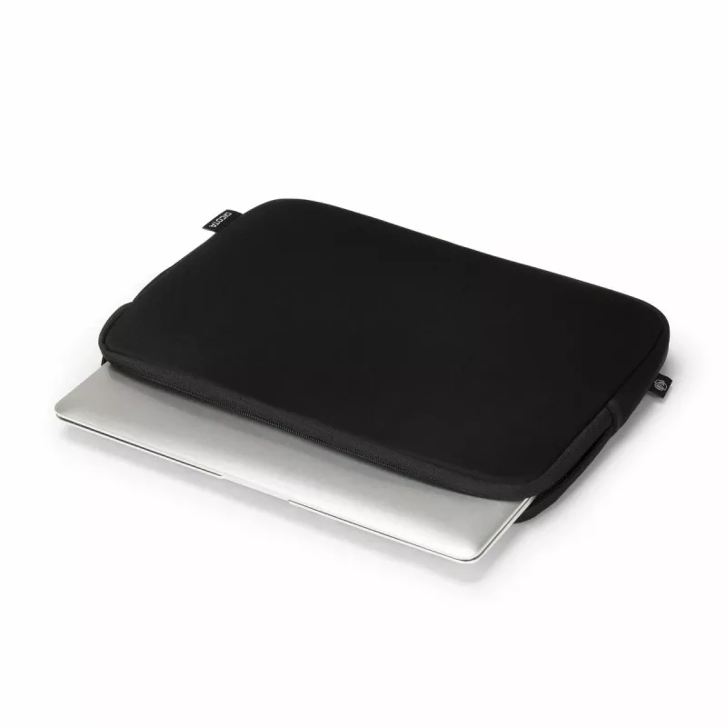 DICOTA Sleeve One – 15–16 colių nešiojamojo kompiuterio rankovė – juoda / perdirbto džersio audinys