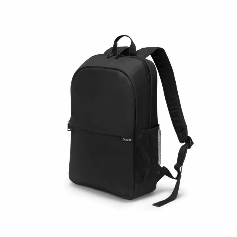 DICOTA Backpack One - 13-16 colių nešiojamojo kompiuterio kuprinė - juoda / 300D perdirbtas PET poliesteris