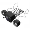 Namų garso mini sistema NATEC NGL-2111 — 3 W RMS, 2 garsiakalbiai, 3,5 mm įvestis, 7,62 cm žemų dažnių garsiakalbis, juoda