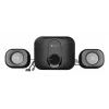 Namų garso mini sistema NATEC NGL-2111 — 3 W RMS, 2 garsiakalbiai, 3,5 mm įvestis, 7,62 cm žemų dažnių garsiakalbis, juoda