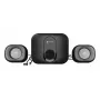 Namų garso mini sistema NATEC NGL-2111 — 3 W RMS, 2 garsiakalbiai, 3,5 mm įvestis, 7,62 cm žemų dažnių garsiakalbis, juoda