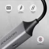 Axagon ADE-TXPD USB-C Gigabit Ethernet adapteris su PD 100W