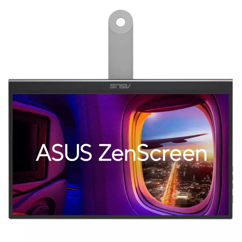 ASUS ZenScreen MQ16AHE kompiuterio monitorius 39,6 cm (15,6 col.) 1920 x 1080 pikselių Full HD OLED sidabrinis