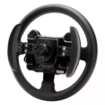 Thrustmaster Evo Racing 32R Leather Juoda, Geltona Vairas PC, PlayStation 4, PlayStation 5, Xbox, Xbox One