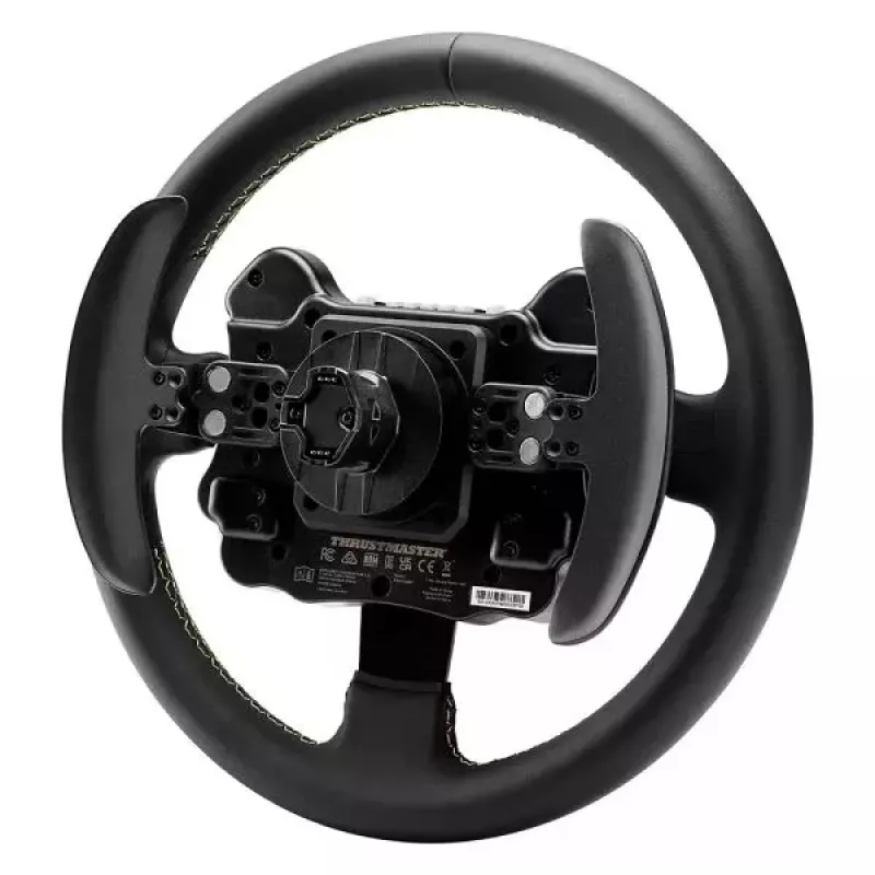Thrustmaster Evo Racing 32R Leather Juoda, Geltona Vairas PC, PlayStation 4, PlayStation 5, Xbox, Xbox One