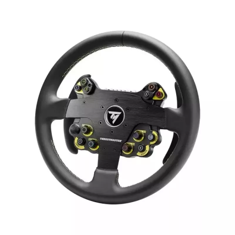 Thrustmaster Evo Racing 32R Leather Juoda, Geltona Vairas PC, PlayStation 4, PlayStation 5, Xbox, Xbox One