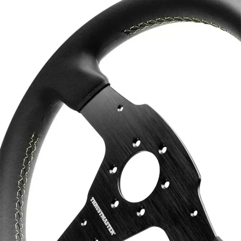 Thrustmaster Evo Racing 32R Leather Juoda, Geltona Vairas PC, PlayStation 4, PlayStation 5, Xbox, Xbox One