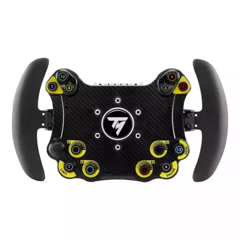 Thrustmaster Evo Racing 32R Leather Juoda, Geltona Vairas PC, PlayStation 4, PlayStation 5, Xbox, Xbox One