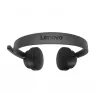 Lenovo belaidės VoIP ausinės su galvos juostele, biurui / skambučių centrui, Bluetooth, juodos